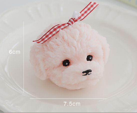 Teddy Ljus Söt Simuleringsstil Doft Hand Present Doft Ljus Dekoration Liten prydnad_voghion.com