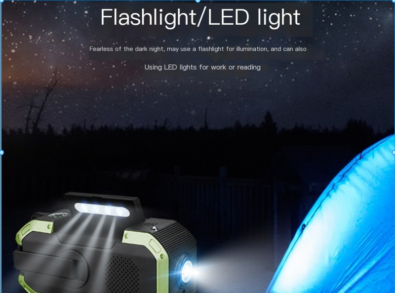 Radio Emergency Multi functional Hand cranked Generator Outdoor Disaster Prevention Radio Solar Powered Radio_voghion.com