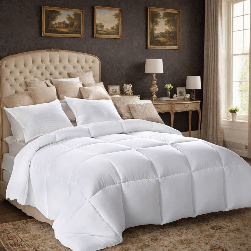 All-polyester Brushed Single Quilt Core (lattice Quilting)_voghion.com