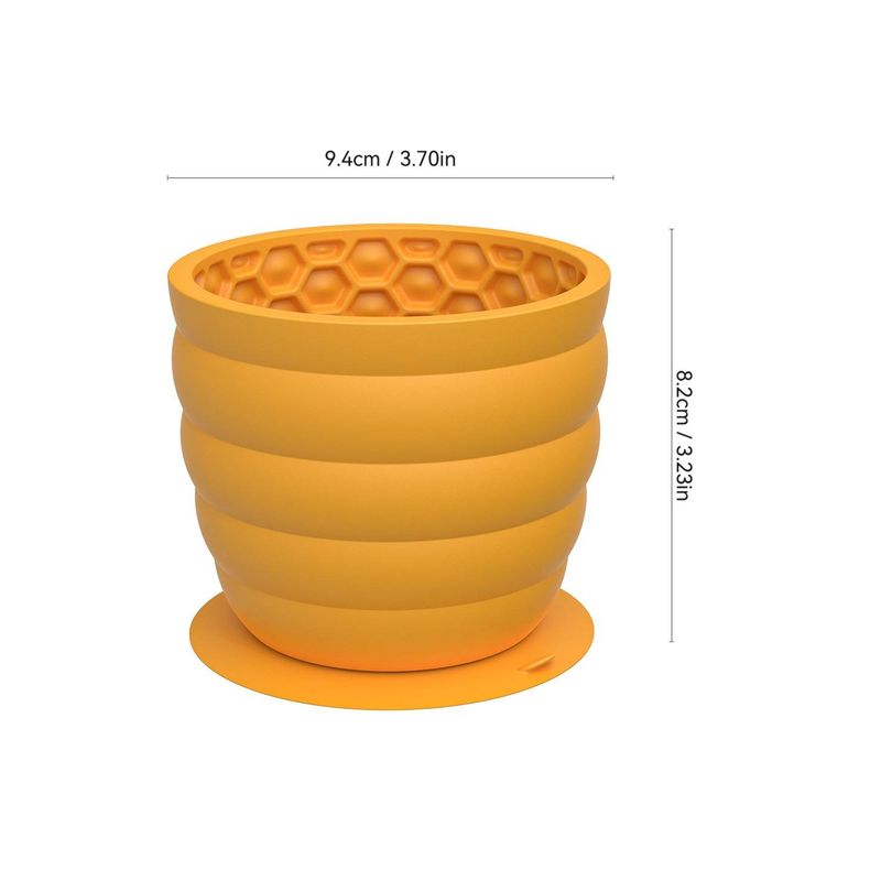 Large Slow Feeder Dog Bowl - Anti - Choking , Non - Slip & Tip - Proof Pet Food Dish -bestseller For Big Dogs_voghion.com