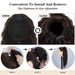 Wig ponytail women's European and American corn curl fluffy drawstring ponytail wig elastic net hair extension piece one piece ponytail_voghion.com