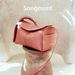 Songmont Yamashita Arimatsu Ear-Hanging Series Mini Brim Cowhide Daily Commuter Crossbody Hobo Bag_voghion.com