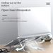 Laptop and Tablet Stand Plastic Material Foldable and Height Adjustment Range 1 to 7 Gears_voghion.com