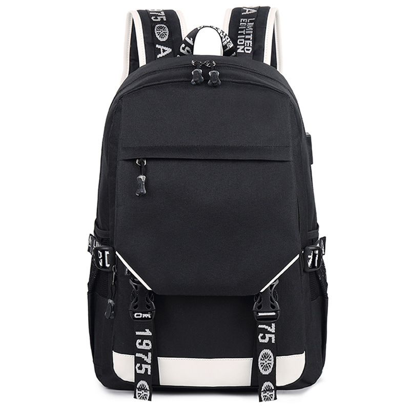 Women's Bags Thermal Transfer Oxford Cloth Bag Men's Backpack Large Capacity Middle School Student Outdoor Backpack New_voghion.com