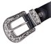 Women's Genuine Leather Belt With Alloy Flower Buckle - Two-Layer Cowhide For Casual & All-Match Style_voghion.com