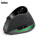 Mouse ergonomico verticale wireless Lefon F35C Bluetooth 4000 DPI 7 pulsanti con OLED Mouse da gioco programmabile per PC_voghion.com