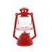 Vintage LED Oil Lantern - Flickering Flame Effect, 17cm & 25cm Sizes, Battery Powered For Indoor & Festival Decoration (Red/Copper/Black/Silver)_voghion.com