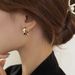 Light Luxury Ear Cuff For Women, Niche Design, High-End Feel, 2023 New Style, Elegant Stud Ear, Gold Plain Hoop_voghion.com