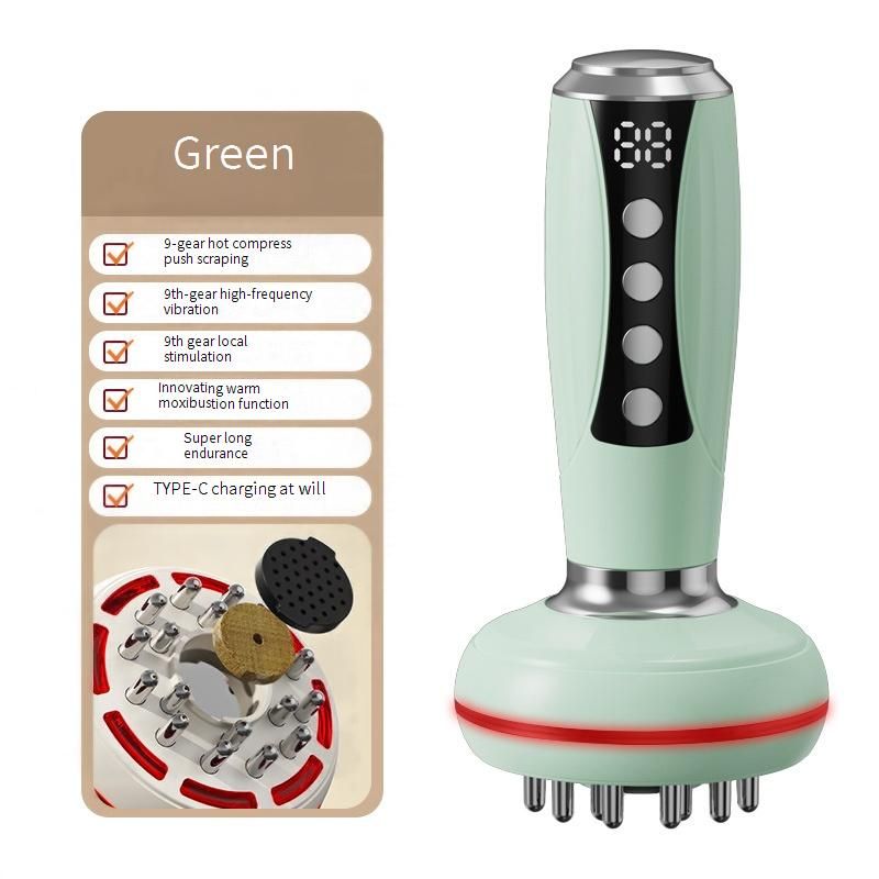 Professional Electric Meridian Massage Brush – Lymphatic Drainage & Microcurrent Therapy For Full Body Relaxation & Beauty Care_voghion.com