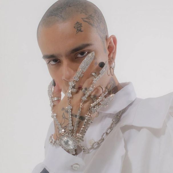 Unique Finger Halloween Spooky Hip-Hop Rhinestone Jewelry Bracelet_voghion.com