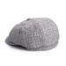 Net red plaid Japanese octagonal cap retro British style painter's hat ageing hundred with casual beret_voghion.com