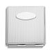 Silver-tone Etched Lines Square Compact Mirror_voghion.com
