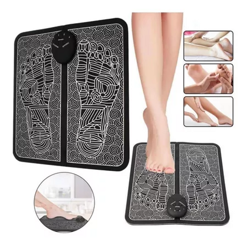 Massageador Elétrico Pernas Pés Pés Preto - Bivolt_voghion.com