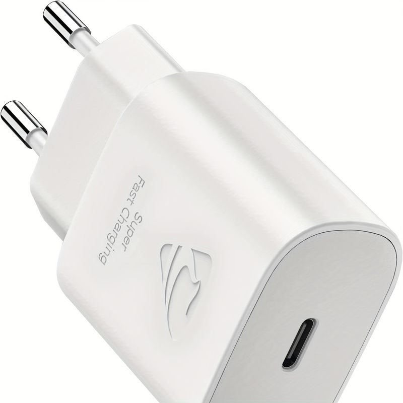 Chargeur mural USB C 25 W bloc de chargeur rapide adaptateur secteur PD pour IPhone 13/13 Mini/13 Pro/13 Pro Max/12/11, pour IPad Pro/Mini, Google Pixel 4/3, Samsun_voghion.com