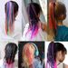 Kids Girls Elastic Hair Ponytail Rubber Band Hair Extensions Wig Ponytail Holder Hair Ring Twist Braid Rope Headdress Hairpieces_voghion.com