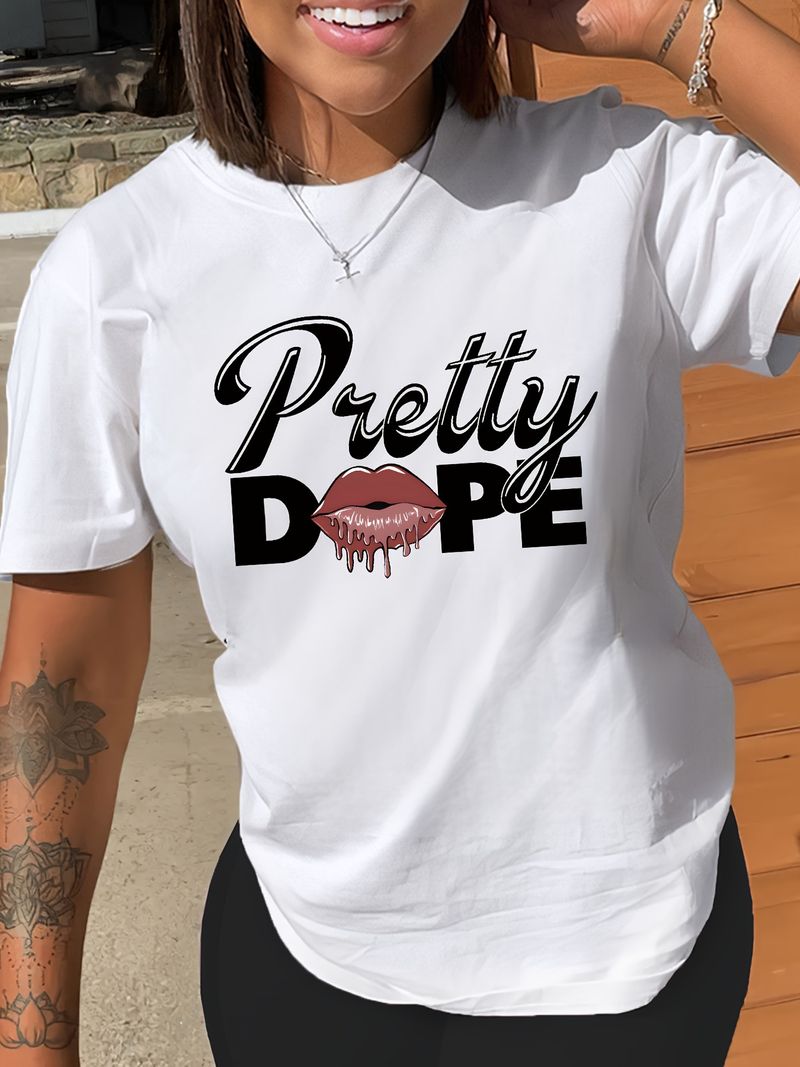 Modisches, lässiges bedrucktes T-Shirt_voghion.com