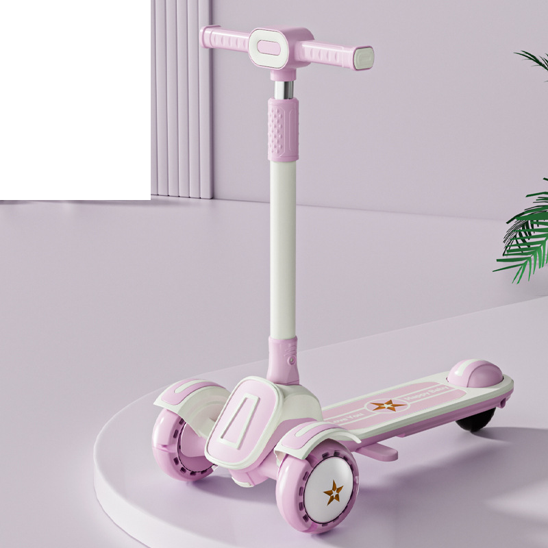 Skuter sa suncobranom za djecu 1 3 6 12 godina djevojčica tobogan s pedalama tri u jedan_voghion.com