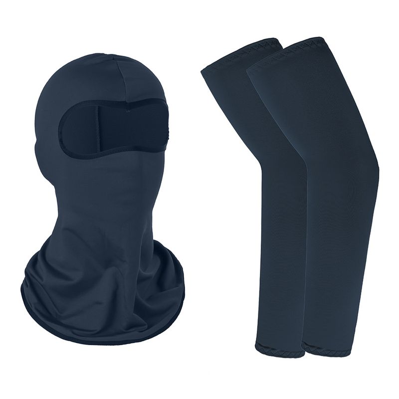Sport all'aria aperta maschera da equitazione copricapo protezione solare manica combinazione tuta da equitazione cappello da tigre volante maschera cappello antivento_voghion.com
