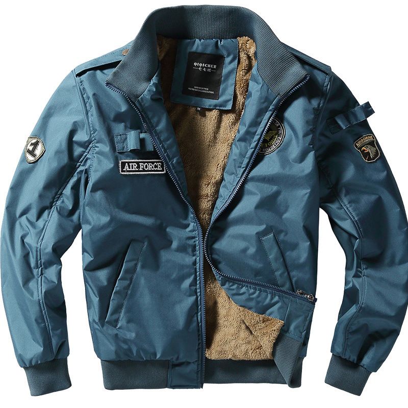 CT New Military Air Force One Flight Suit Thin Spring Autumn Men's Jacket Trendy Plus Size_voghion.com