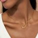 Collana con graffetta in oro da donna, design a forma di cuore, collana con zircone, semplice e di alta qualità_voghion.com