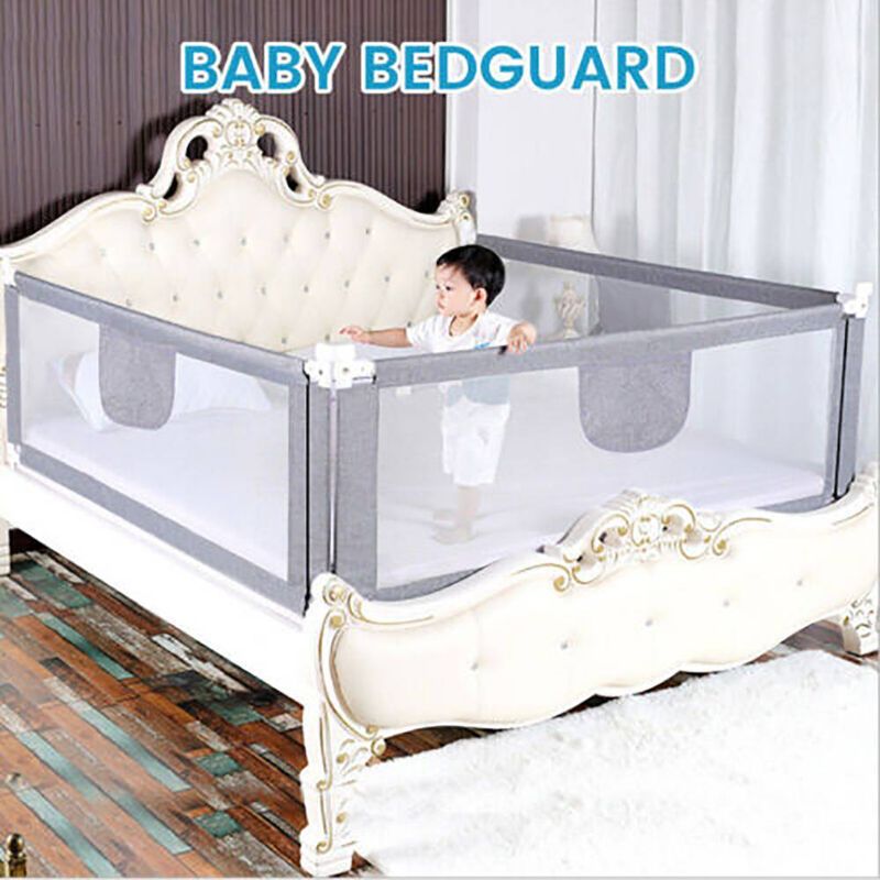150cm Bettschutzgitter Bettgitter Kinderbettgitter Baby Bettgitter Kinderbe DE_voghion.com