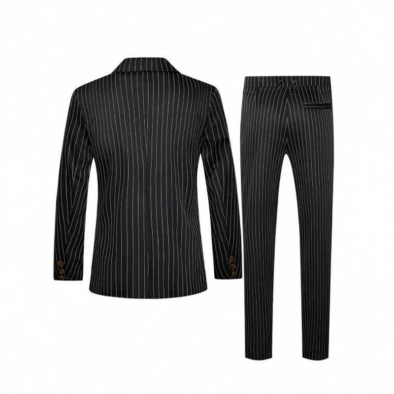 Men's Clothing Striped Business Suits_voghion.com