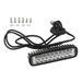 Universal Motorcycle LED Headlight Switch Mount Plug With 18 Dual-Row Beads For Off-Road Bikes, 12V 35W High Brightness Waterproof Light_voghion.com