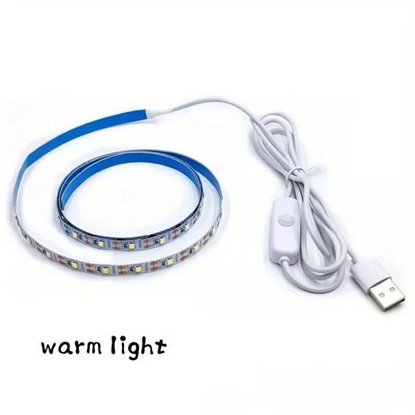 5V USB Dokunmatik Sensörlü LED Dikiş Makinesi Işık Şeridi, Ayarlanabilir Parlaklık, Pil Gerektirmez, 2835 Çip, Metre Başına 30 LED, Sıcak/Soğuk Beyaz, CE Sertifikalı_voghion.com