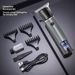 Professioneller Haarschneider – Wiederaufladbarer kabelloser Haarschneider mit LCD-Bildschirm, verstellbaren Kämmen und leisem Motor für Männer, Frauen und Haustiere_voghion.com