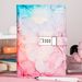 Elegant Marble Pattern Password Lock Notebook – Vintage-Inspired Diary & Journal For Students & Professionals, 90 Sheets 100g Woodfree Paper_voghion.com