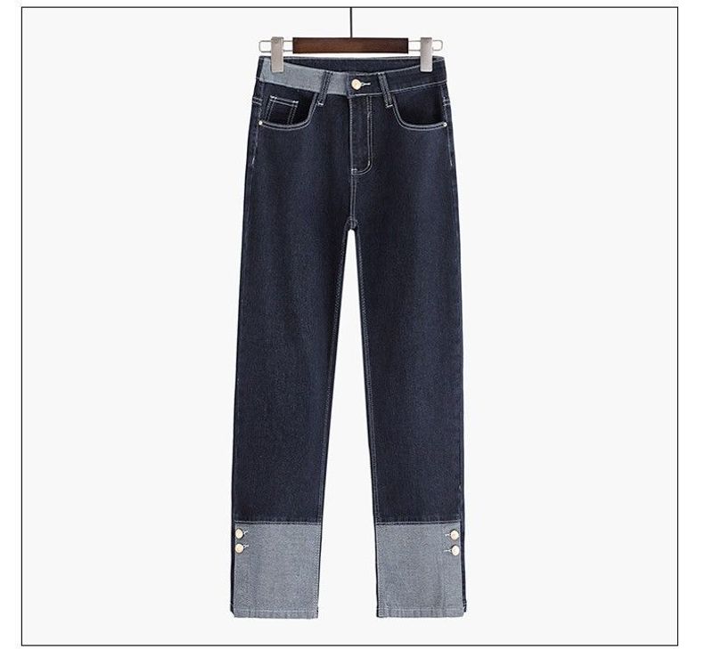 Neue, schlankmachende, modische, altersreduzierende Hemden und Straßenjeans für Damen im Frühjahr_voghion.com