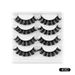 New 4 Pairs Pack Russian Big Volume False Fiber Curling Eyelashes Dense Natural_voghion.com