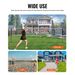 VEVOR Badminton Net Set, Outdoor Backyard Beach Park Badminton Net, Portable Badminton Equipment Set, Adults Kids Badminton Net With Poles, Carrying Bag, 4 Iron Rackets, And 3 Nylon Shuttlecocks_voghion.com