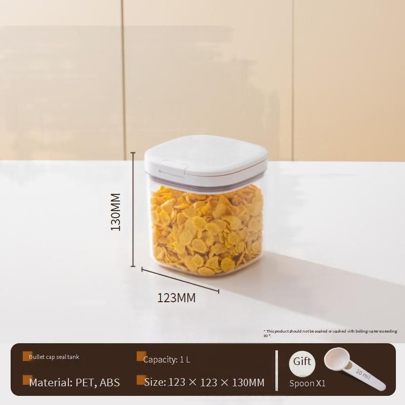 Home & Garden Household Dry Food Sealed Can Storage Box Rice Bucket Grain Moisture Proof Flour Bucket Storage Canned Rice Container Rice Storage Box_voghion.com