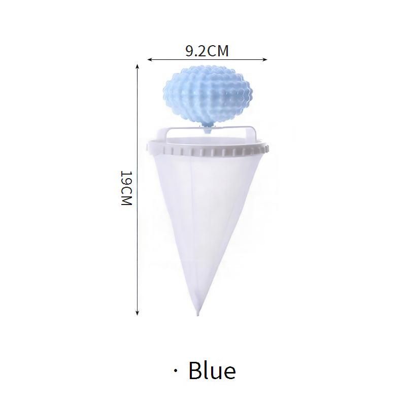 2-in-1 Washing Machine Lint Filter Bag - Reusable Laundry Hair Catcher For Clothes, Pet Hair Removal, Floating Debris Collector (Blue, Pink, Yellow)_voghion.com