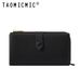 Long Women's Wallet With Large Capacity, Multiple Card Slots, Two-fold Reverse Pocket, Portable Drawer, Zipper Coin Wallet_voghion.com