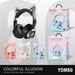 Cat Ear Headband Bluetooth Wireless Headphones YDM60 With Light Deep Bass, Foldable And Universal For Mobile Phones_voghion.com
