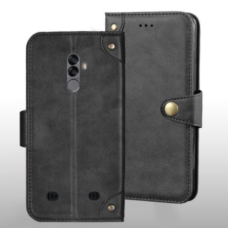 Suitable for Doogee S55 Business Leather Case Card Case Mobile Phone Case Holder_voghion.com