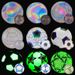 Professional Reflective & Glow In Dark Football - Size 5 (Adult) 4 (Youth) & 3 (Kids) For Training & Matches_voghion.com