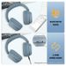 FV82 Wireless Retractable Stereo Heavy Bass Noise Cancelling ANC Bluetooth Headset_voghion.com