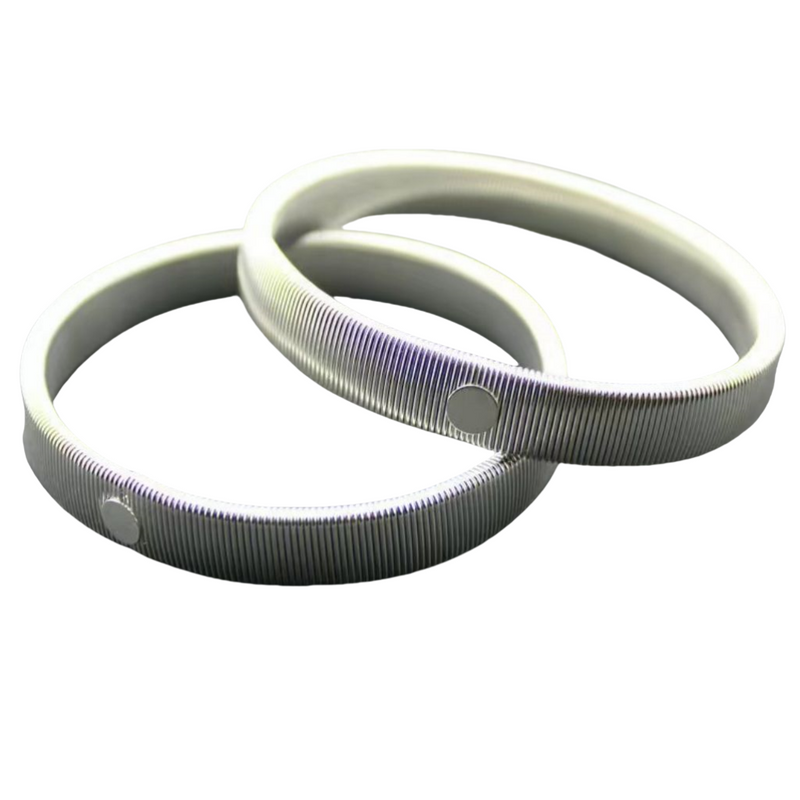 2 pieces of fashionable stretchable spring bracelets elastic armbands for men bracelets and sleeve cuffs_voghion.com