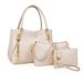 3-Piece Set Vintage Fashion Shoulder Crossbody Tote Bag - High-Quality Stylish Handheld Purse with Three Versatile Options_voghion.com