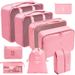 New Travel Storage Bag 9-piece Set Digital Toiletries And Cosmetics Sorting Storage Bag Clothes Shoes Luggage Travel Bag_voghion.com