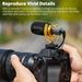 Godox VS-Mic Kompakt Hagelgevär 3,5 mm Mikrofon för iPhone Android Smartphone DSLR-kamera för videoinspelningsmikrofon_voghion.com