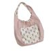 Floral Plaid Tie Bow Shoulder Bag Spring And Summer Leisure Travel Large Capacity Tote Bag_voghion.com