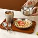 Set di stoviglie in acciaio inossidabile 304 per campeggio all'aperto, portatile, piatto, bacchette, cucchiaio, ciotola per zuppa, combinazione per uso domestico_voghion.com