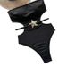 Maillot de bain une pièce sexy pour femme - Maillot de bain amincissant en nylon avec cache-maillot (couleur pure, coupe européenne et américaine)_voghion.com