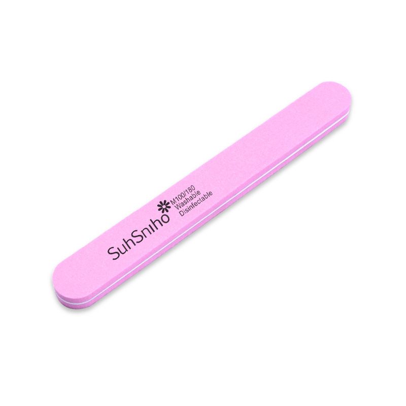 Sponge Double-Sided Manicure File Non-Shedding Shaping Nail Polishing Tool Sanding Strip_voghion.com