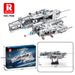 Lagrange Series B192 Heavy Attack Aircraft Building Blocks Model - 800+ ABS Plastic Bricks, DIY STEM Toy For Boys & Adults (14+), Battery-Powered_voghion.com