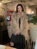 Coat For Women Winter Short Thick Fashionable Eco-friendly Fox Fur High-end Gradient Two-tone Fluffy Overcoat_voghion.com